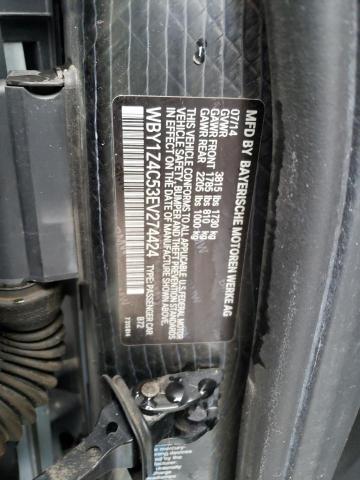 WBY1Z4C53EV274424 BMW I3 REX