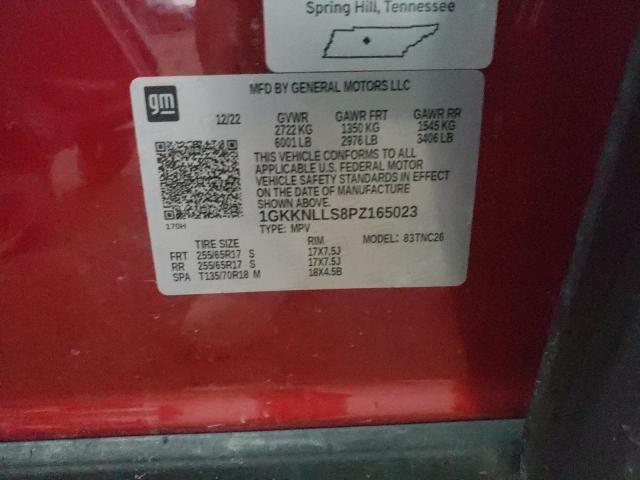 1GKKNLLS8PZ165023 GMC Acadia At4