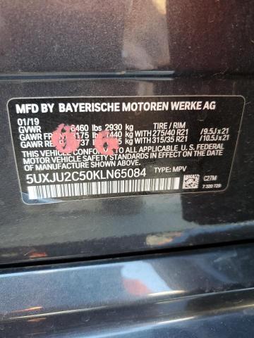 5UXJU2C50KLN65084 BMW X5 Xdrive50i