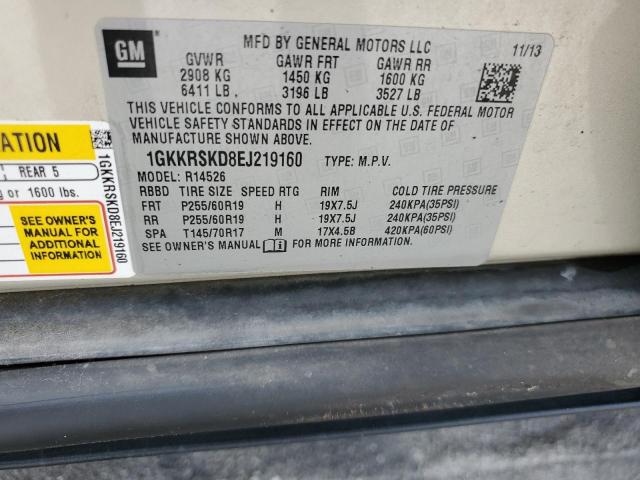 1GKKRSKD8EJ219160 GMC Acadia Slt-2