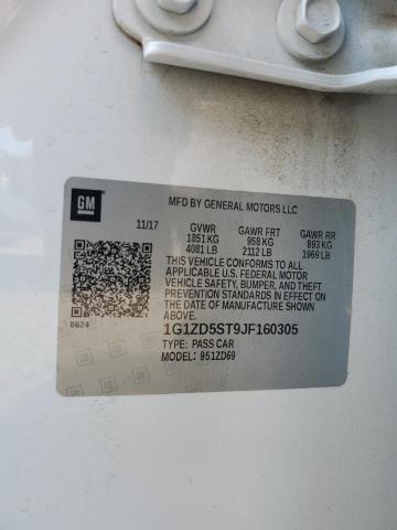 1G1ZD5ST9JF160305 Chevrolet MALIBU LT