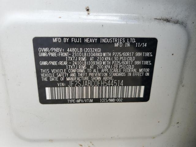 JF2SJABC0FH544514 Subaru FORESTER 2