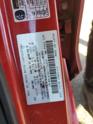 JM1BM1W38E1154655 Mazda 3 GRAND TO