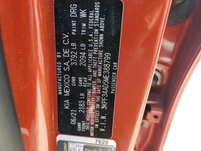 3KPF34AD5ME388799 KIA mpi nu