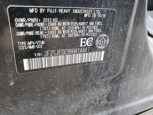 JF2SJEDC9HH414447 Subaru naturally aspirated c5