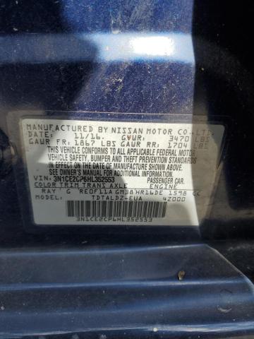 3N1CE2CP6HL352553 Nissan VERSA NOTE