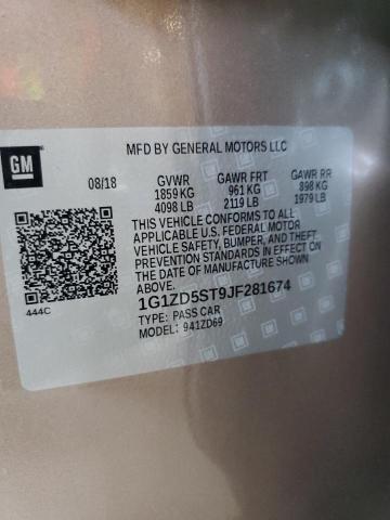 1G1ZD5ST9JF281674 Chevrolet lfv - direct injection, variable valve timing, gen 1