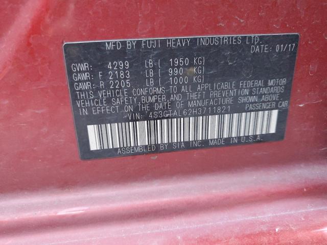 4S3GTAL62H3711821 Subaru IMPREZA SP