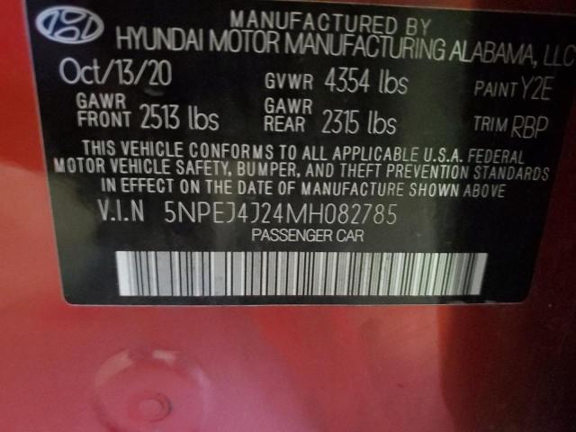 5NPEJ4J24MH082785 Hyundai t-gdi gamma ii
