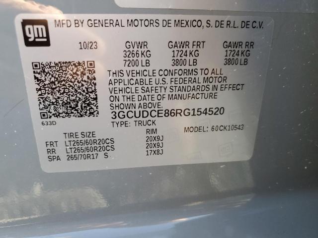 3GCUDCE86RG154520 Chevrolet Silverado