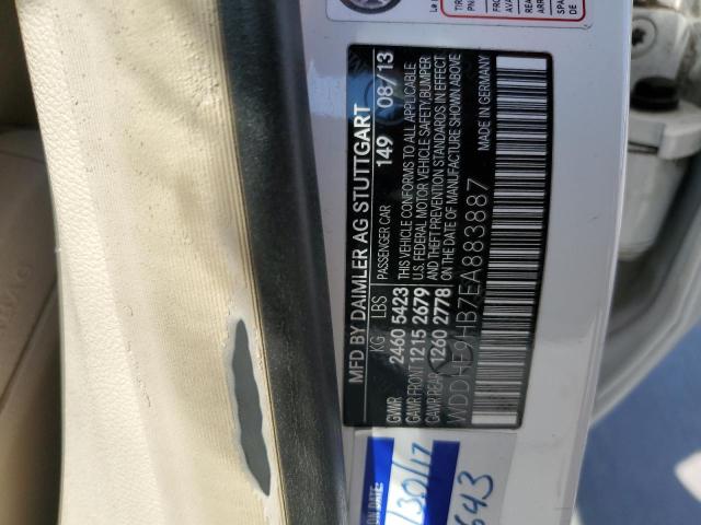 WDDHF9HB7EA883887 Mercedes-Benz E 250 BLUE