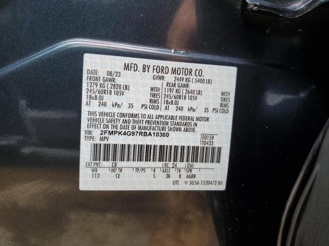 2FMPK4G97RBA10360 Ford EDGE SE