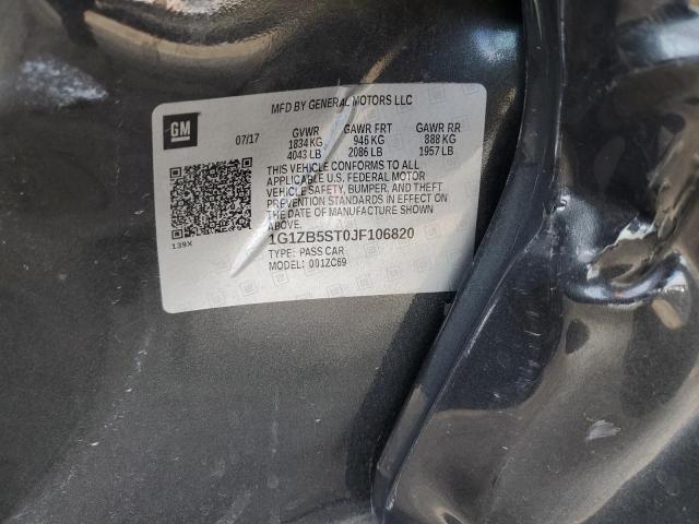 1G1ZB5ST0JF106820 Chevrolet MALIBU LS