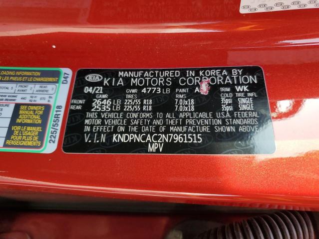 KNDPNCAC2N7961515 KIA gdi theta-ii