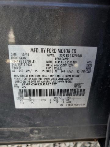 2FMPK3K92LBA25227 Ford EDGE TITAN