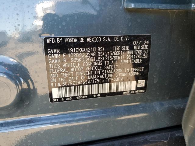 3CZRZ2H36SM717505 Honda HR-V LX