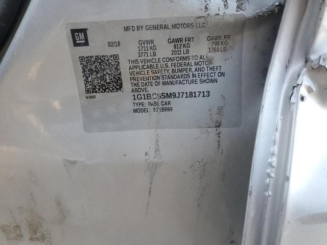 1G1BC5SM9J7181713 Chevrolet CRUZE LS
