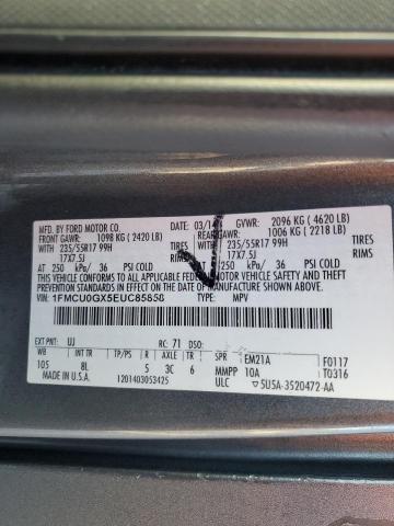 1FMCU0GX5EUC85858 Ford ESCAPE SE