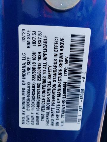 7FARW1H51LE008484 Honda CR-V EX