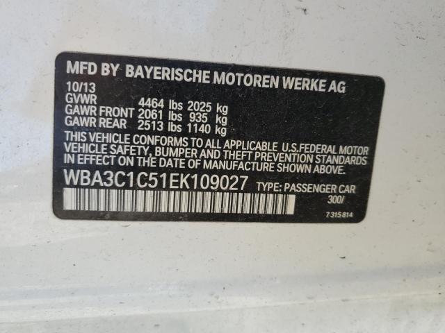 WBA3C1C51EK109027 BMW 328 I Sulev