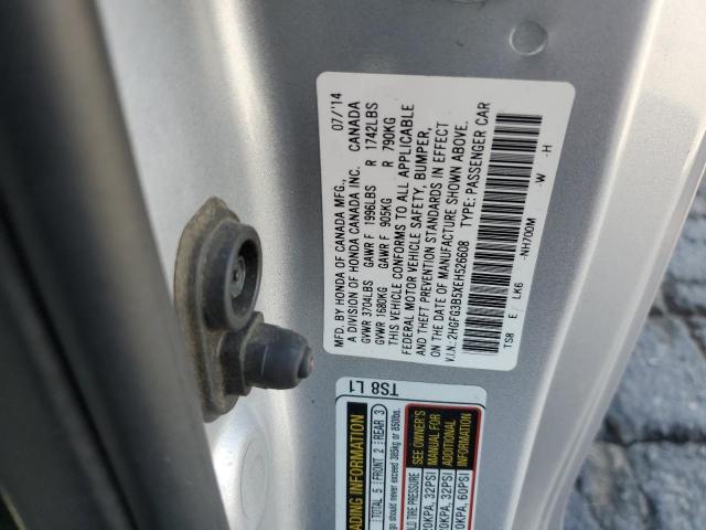 2HGFG3B5XEH526608 Honda Civic Lx