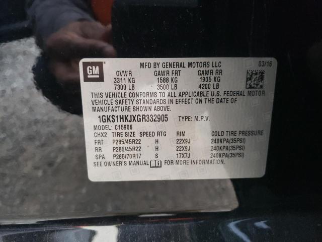 1GKS1HKJXGR332905 GMC YUKON XL DENALI