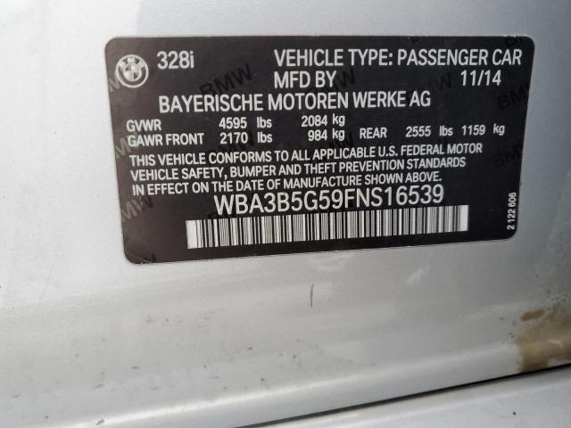WBA3B5G59FNS16539 BMW 328 Xi Sulev