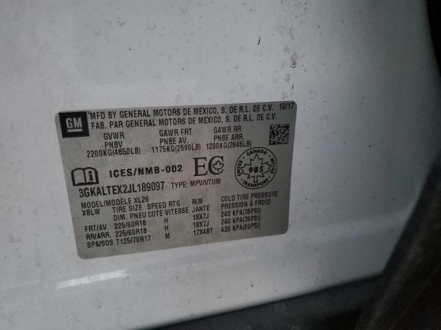 3GKALTEX2JL189097 GMC Terrain Sle