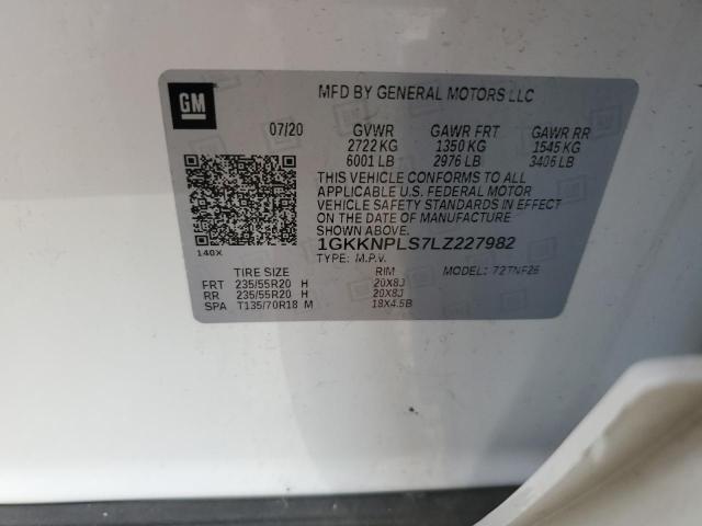 1GKKNPLS7LZ227982 GMC Acadia Denali