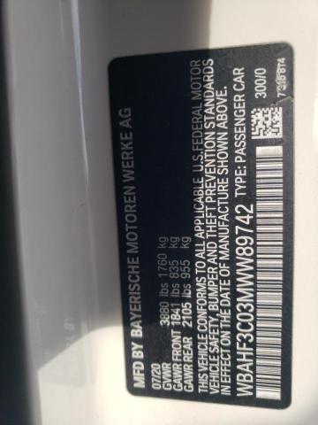 WBAHF3C03MWW89742 BMW Z4 Sdrive30i