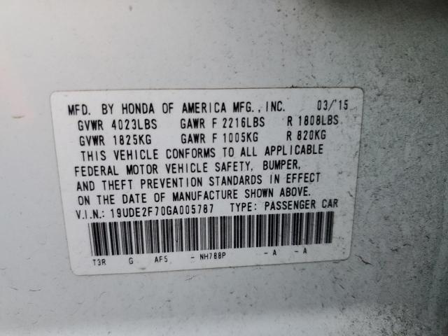19UDE2F70GA005787 Acura Ilx Premium