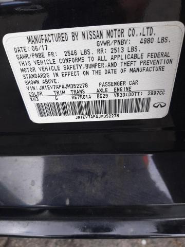 JN1EV7AP4JM352278 Infiniti Q50 LUXE