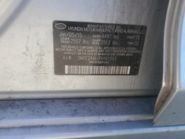 5NPE24AF1FH161043 Hyundai dohc gdi theta-ii