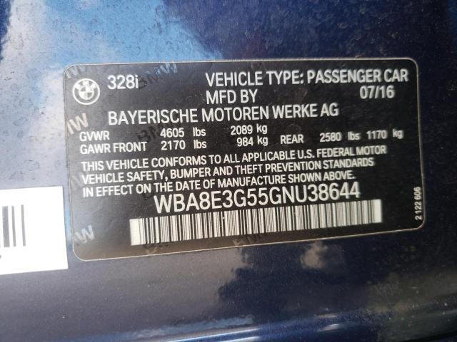 WBA8E3G55GNU38644 BMW 328 Xi Sulev