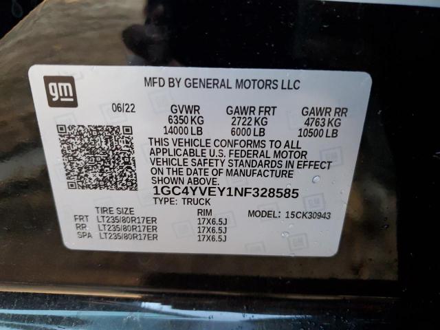 1GC4YVEY1NF328585 Chevrolet Silverado K3500 High Country