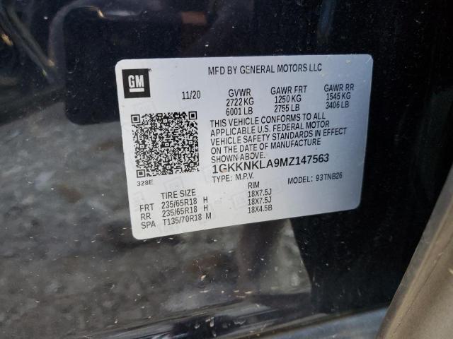 1GKKNKLA9MZ147563 GMC ACADIA SLE