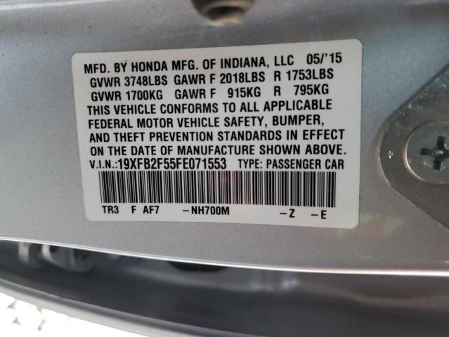 19XFB2F55FE071553 Honda Civic Lx