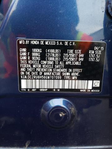 3CZRU6H56GM707099 Honda HR-V EX