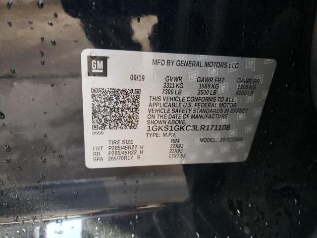 1GKS1GKC3LR171108 GMC Yukon Xl C1500 Slt