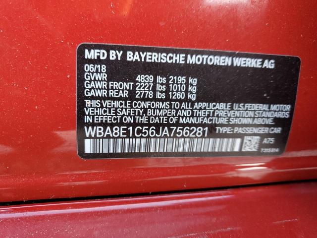 WBA8E1C56JA756281 BMW 330e