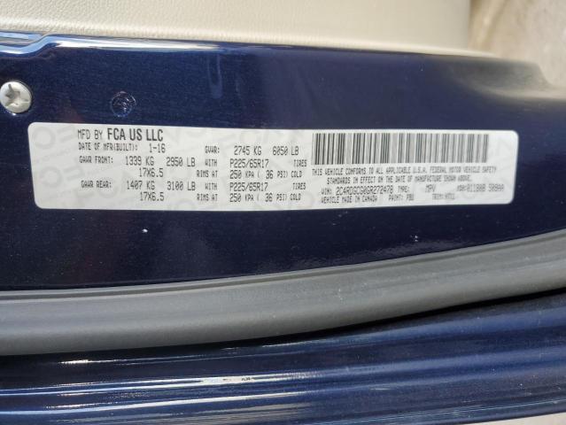 2C4RDGCG0GR272478 Dodge Grand Caravan Sxt