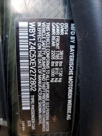 WBY1Z4C5XEV272802 BMW I3 REX