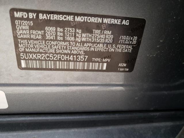 5UXKR2C52F0H41357 BMW X5 Sdrive35i
