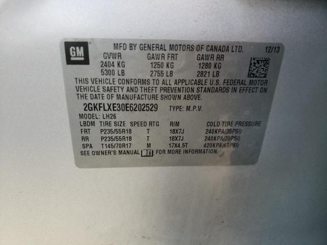 2GKFLXE30E6202529 GMC Terrain Slt