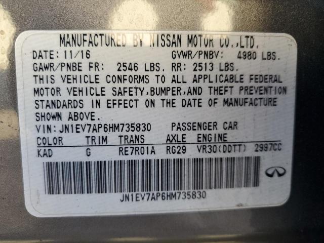 JN1EV7AP6HM735830 Infiniti Q50 Premium