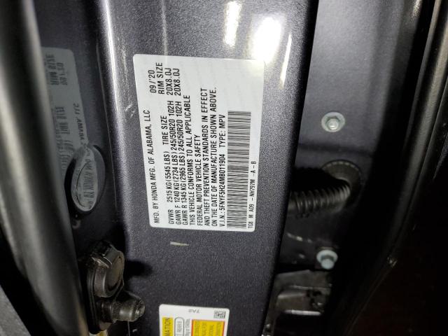 5FNYF5H24MB011904 Honda PILOT SE