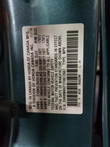 2HKRM4H71FH612661 Honda CR-V EXL