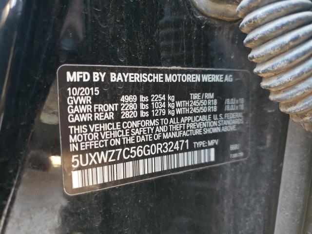 5UXWZ7C56G0R32471 BMW X3 Sdrive28i