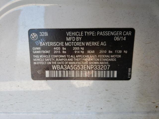 WBA3A5G53ENP33207 BMW 328 I