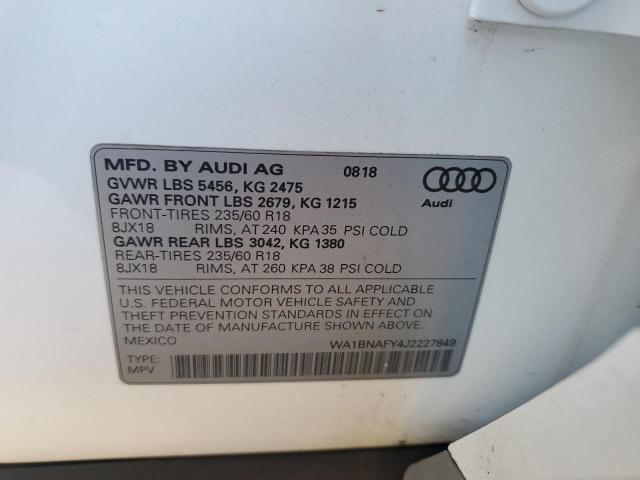 WA1BNAFY4J2227849 Audi Q5 Premium Plus